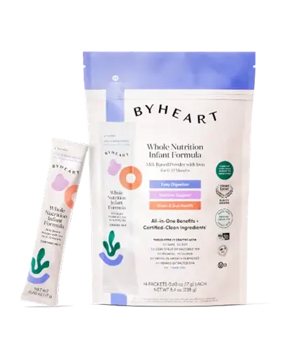 ByHeart Whole Nutrition Infant Formula Anywhere Pack (Sticks)