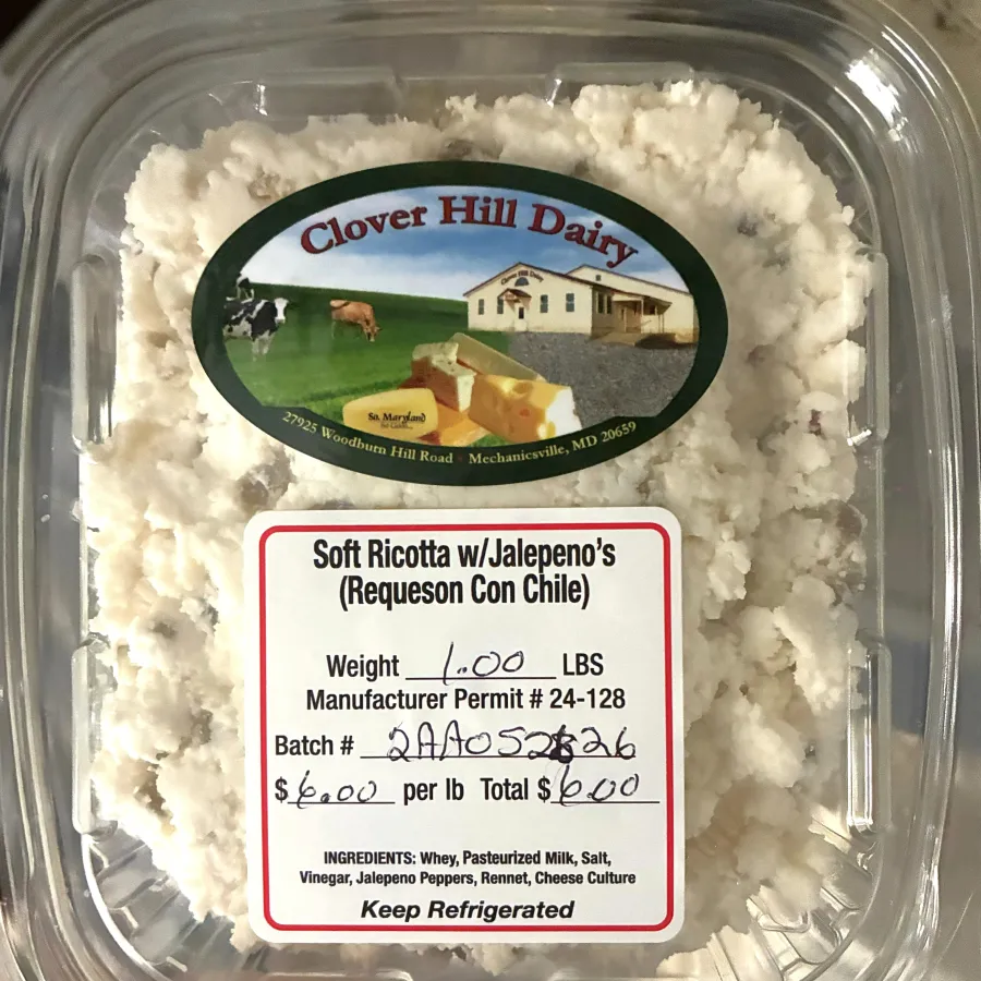 Soft Ricotta w/ Jalapeño (Requesón Con Chile)