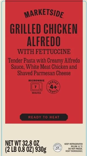 Marketside Grilled Chicken Alfredo with Fettuccine (32.8 oz)