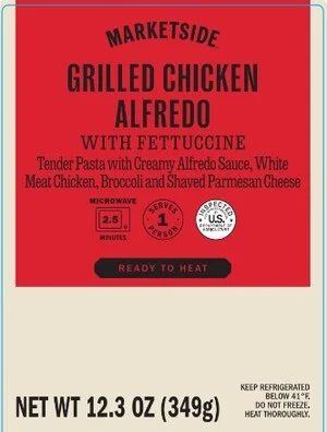 Marketside Grilled Chicken Alfredo with Fettuccine (12.3 oz)